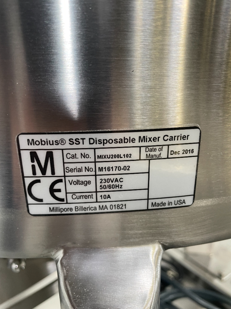 Millipore Mobius SST 200L Disposable Mixer Carrier | Surplus